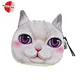 Coin purse plush bags with cat face